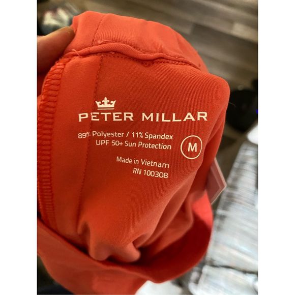 Peter Millar UPF 50+ Sun Protection Bright Pink Orange Skort, Sz Medium, MP $110 - Picture 7 of 10